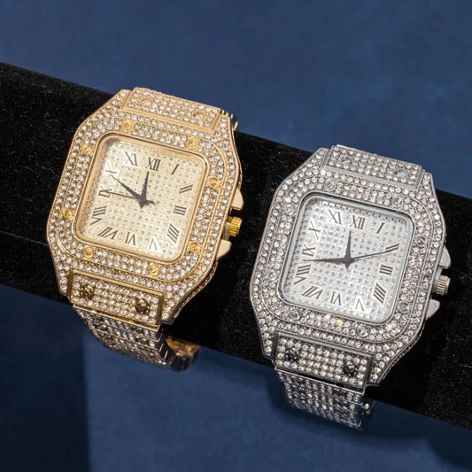 Premium Iced Cartier Watch