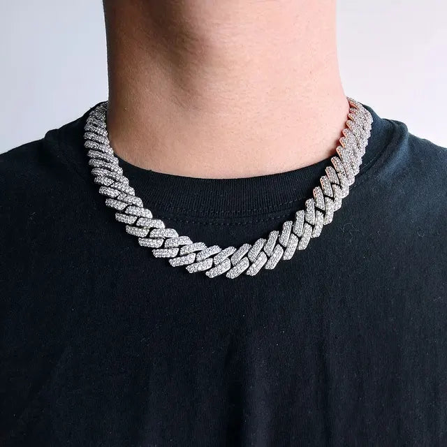 Diamond Iced Bracelet & Necklace